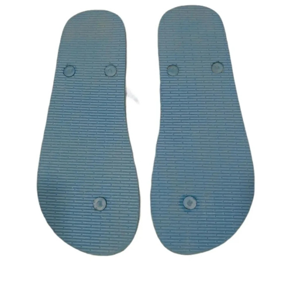 Plastic/Foam Blue Flip Flops - Picture 2 of 3